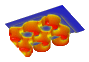 T-SIM used in optimization of plug assisted thermoforming of a transportation tray